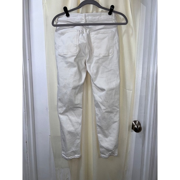 Anthropologie Pilcro Distressed Slim Boyfriend Cropped Jeans Size 27/24" inseam - Picture 2 of 6